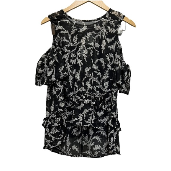 Anthropologie Maeve Tressa Open-Shoulder Top Size Small - Picture 4 of 12
